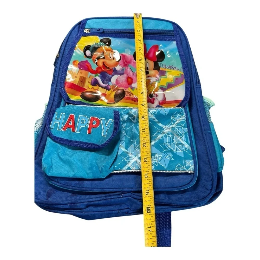 Blue Disney Prosport Backpack with Minnie and Mickey
